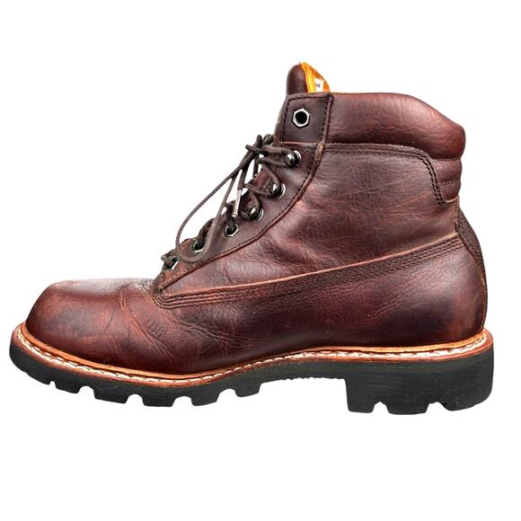 Chippewa Mens Briar Waterproof Insulated Brown Boots Size US 8.5 W
